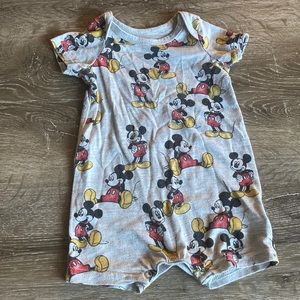 3-6, Mickey Mouse romper, Disney Baby